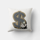 Geldkissen – Das Perfekte Geschenk für Finanzfans クッション (裏面)