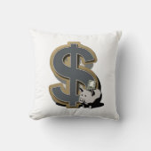 Geldkissen – Das Perfekte Geschenk für Finanzfans クッション (正面)