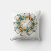 Geldkissen – Luxusdesign mit Euro-Motiven クッション (正面)