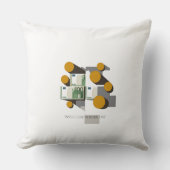 Geldkissen – Modernes Design mit Euro-Motiven クッション (正面)