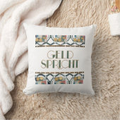 Geldkissen – Retro Art Deco Design mit Euro-Motive クッション (ブランケット)