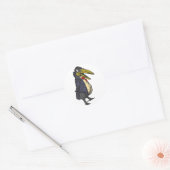 gelehrter rabe academic raven ラウンドシール (封筒)
