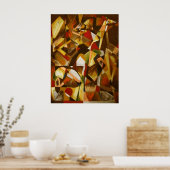 Gelephant by Mansa Pryor ポスター (キッチン)