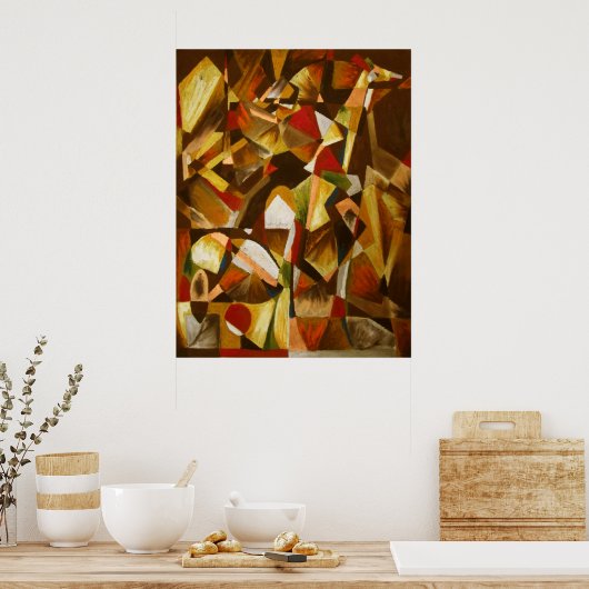 Gelephant by Mansa Pryor ポスター (キッチン)