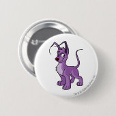 Gelertの紫色 缶バッジ (正面&裏面)