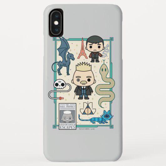 GELLERT GRINDELWALD™ &ベアボーン漫画 Case-Mate iPhoneケース (裏面)