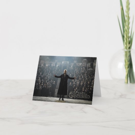 GELLERT GRINDLWALD™のスピーチ写真 カード (正面)