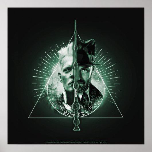 GELLERT GRINDLWALD™対ダンブルドア ポスター (正面)