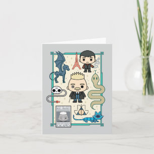 GELLERT GRINDLWALD™ & Barebone Cartoon カード