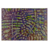 Gelliのプリントのステンシル抽象美術 カッティングボード (正面)