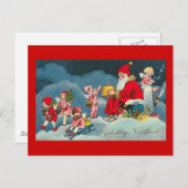"Gelukkig Kerstfeest"のヴィンテージのオランダの郵便はがき シーズンポストカード (正面/裏面)