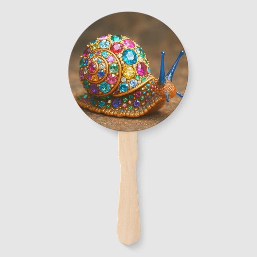 Gem Encrusted Snail ハンドファン (裏面)