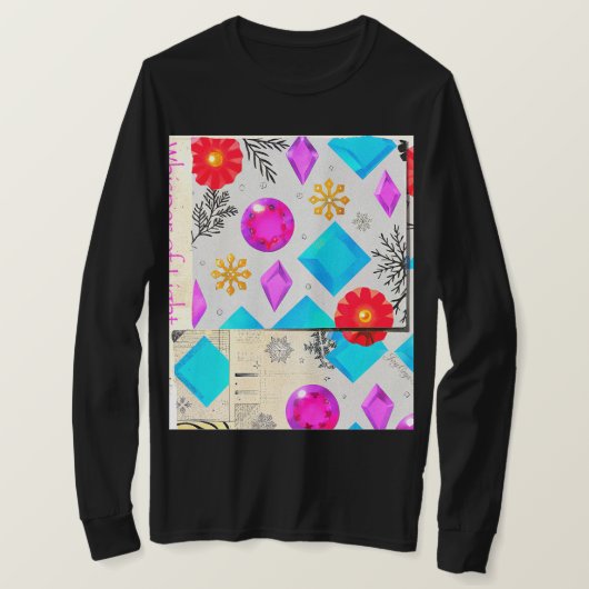 Gem Glow | Light Series 長袖Tシャツ by JoyCrys Tシャツ (デザイン正面)