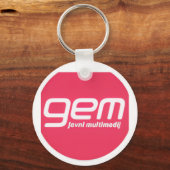 Gem Interactive key chain キーホルダー (正面)