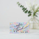 gem opalテクスチャ参照カード 名刺 (スタンド正面)