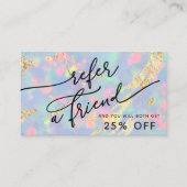 gem opalテクスチャ参照カード 名刺 (正面)