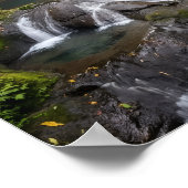 Gembleng Waterfall Bali Jungle Wall Art Poster ポスター (角)