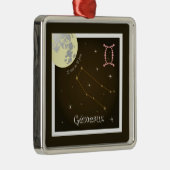 Gémeaux 21 mai au 21 juin Ornament メタルオーナメント (右)