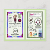 Gemel – ゲルマニウムトレーディングカード ポストカード (裏面)