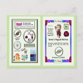 Gemel – ゲルマニウムトレーディングカード ポストカード