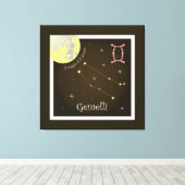 Gemelli 21 maggio al 21 giugno Leinwand キャンバスプリント (インサイチュ (ウッドフロア))