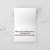 Geminiのハッピーバースデーカード ノートカード (内部)