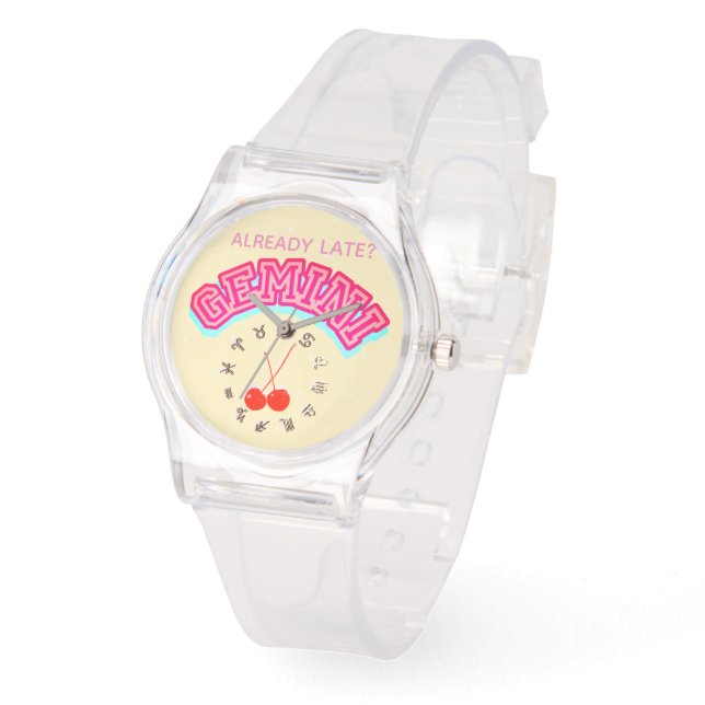 GEMINIは既に遅れている 腕時計 (傾斜)