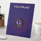 Geminiテーブルパーティーウェルカムサイン 台座サイン (インサイチュ)