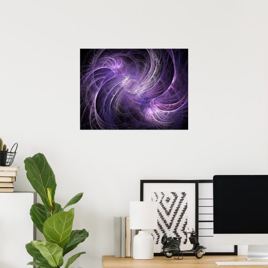 Geminiフラクタル ポスター (ホームオフィス)