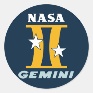 Geminiミッションステッカー ラウンドシール