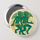 Gemini上の〔占星術の〕十二宮図の標識 缶バッジ (正面&裏面)