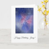 Gemini誕生日カードのカスタマイズ カード (黄色い花)