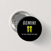 GEMINI：マインドボタンを変えた 缶バッジ (正面&裏面)
