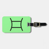 Gemini ラゲッジタグ (正面横)