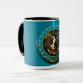 Gemini〔占星術の〕十二宮図のカスタマイズ マグカップ (正面左)