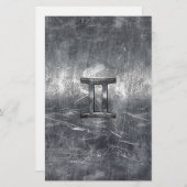 Gemini〔占星術の〕十二宮図シンボルグランジ動揺してスタイル 便箋 (正面/裏面)