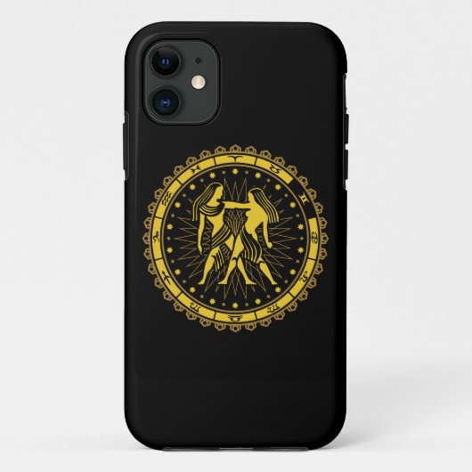 Gemini -〔占星術の〕十二宮図記号 – 記号 – 占星術 Case-Mate iPhoneケース (裏面)