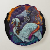 Gemini～〔占星術の〕十二宮図 ラウンドクッション (裏面)