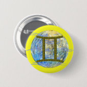 Gemini 缶バッジ (正面&裏面)