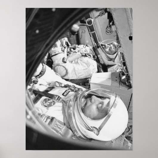 Gemini 3に搭乗した宇宙飛行士 ポスター (正面)