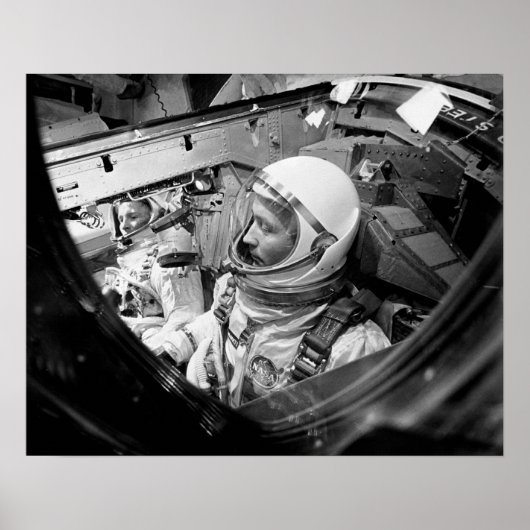 Gemini 4に搭乗した宇宙飛行士 ポスター (正面)