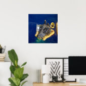 Gemini 8カプセルArmstrong Scott Recovery C 1966 ポスター (ホームオフィス)