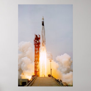 Gemini 9A拡張ターゲットドッキングアダプタの起動 ポスター