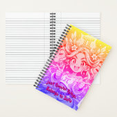 Gemini Anime Galaxy Chic Spiral Notebook ノートブック (内側)