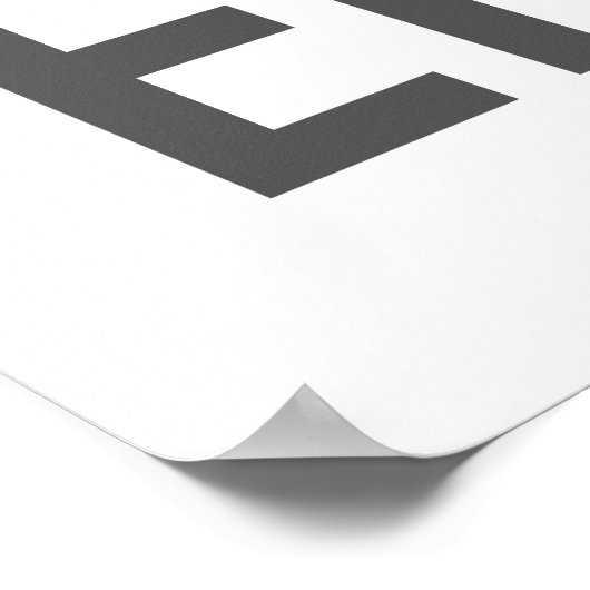 Gemini Astrology Word Collage Print ポスター (角)