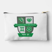 Gemini Birthday Crest™ for May 21-31 アクセサリーポーチ (裏面)