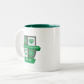 Gemini Birthday Crest™ for May 21-31 Mug ツートーンマグカップ (正面左)