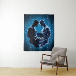 Gemini Celestial Twins Wall Tapestry タペストリー
