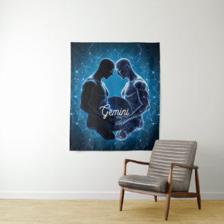 Gemini Celestial Twins Wall Tapestry タペストリー