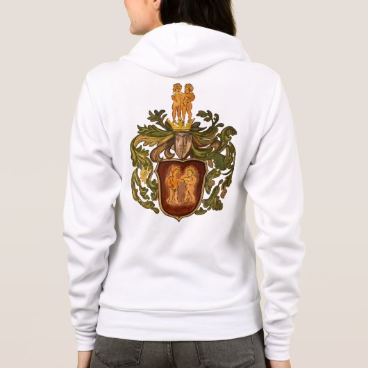 Gemini Coat of Arms Hoodie Jacket パーカ (裏面)